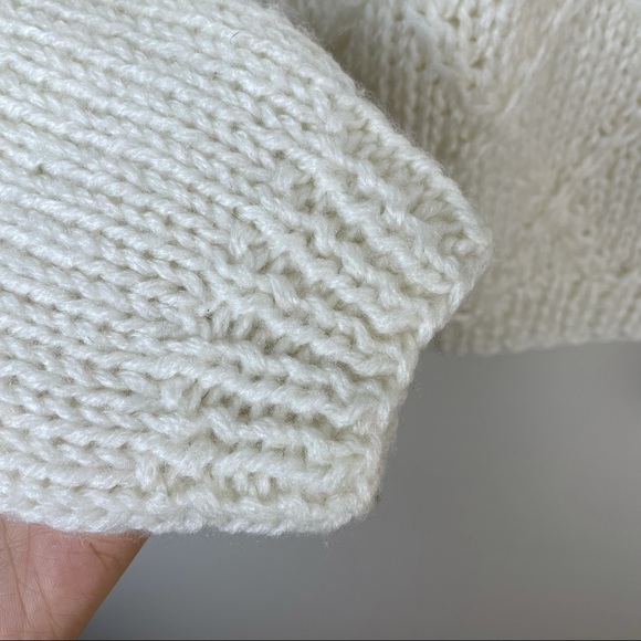 Vintage Chunky Knit Fair Isle Grandma Sweater - Picture 5 of 6